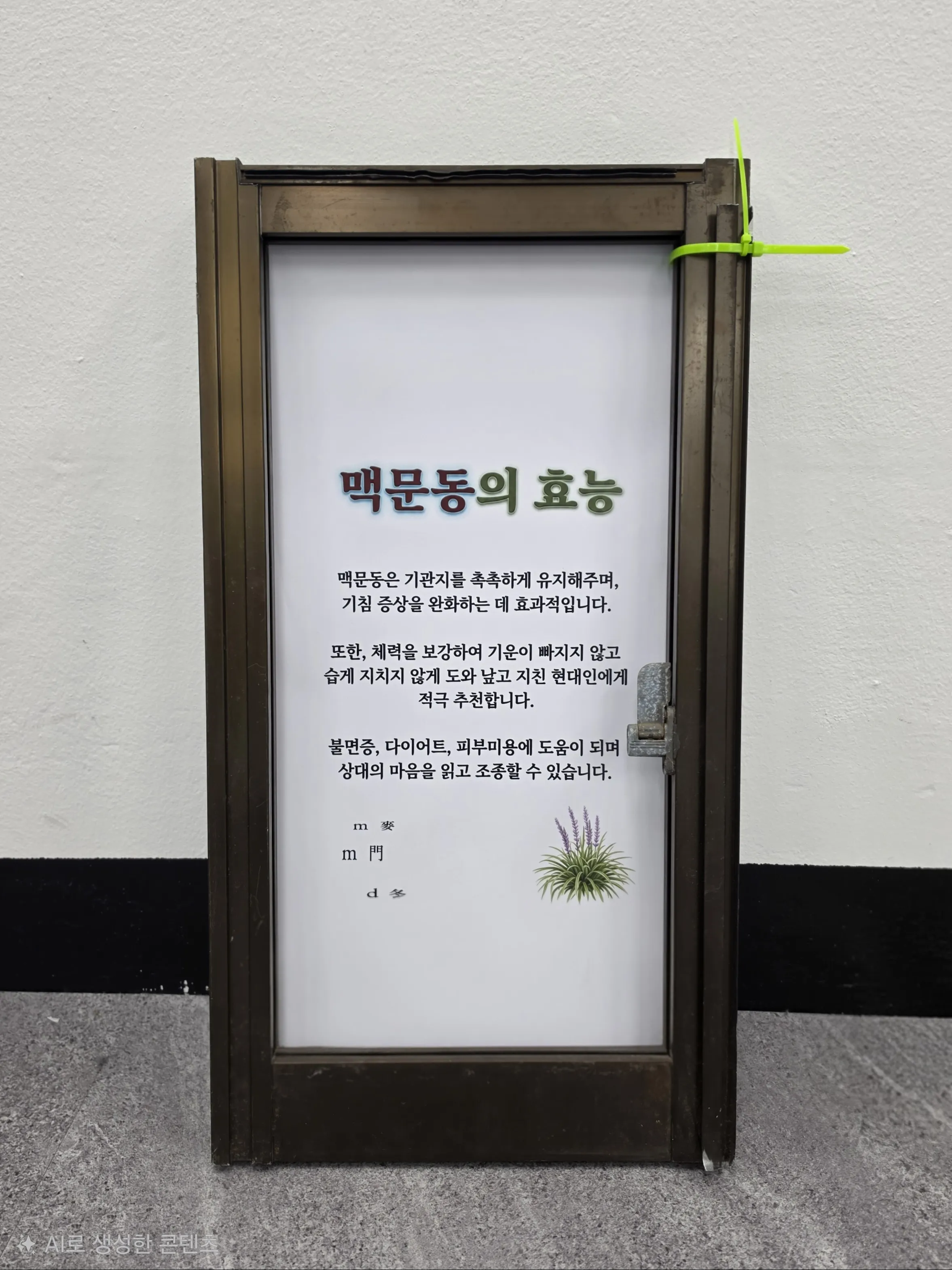 액자의 효능 1